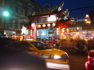 Chinese Temple Yaowarat Chinatown Bangkok