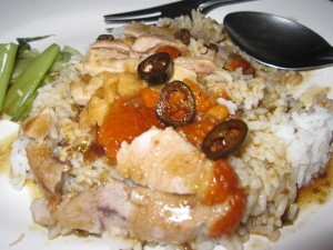 Thai rice with pork
