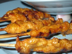 Thai chicken satay