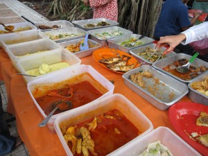 Nasi Berlauk Malaysian Food