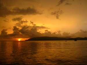 kota kinabalu borneo sunset