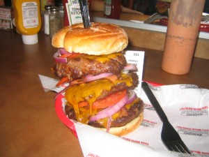 heart attack grill cheeseburger