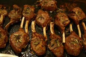 lamb chops with mint sauce