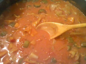 Nigerian peanut stew
