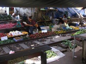 Thai vegetable vendors