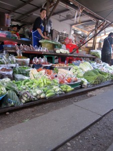 Vegetables at Maeklong Market