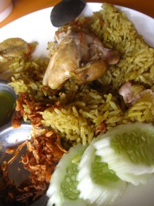 thai chicken and rice biryani
