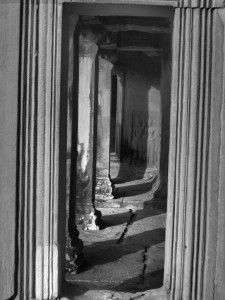 colums at angkor wat