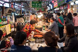 food at Gwangjang Market