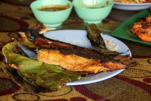 Ikan Pari Bakar - Grilled Stingray