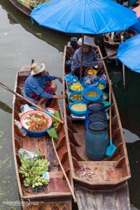 Thai floating markets