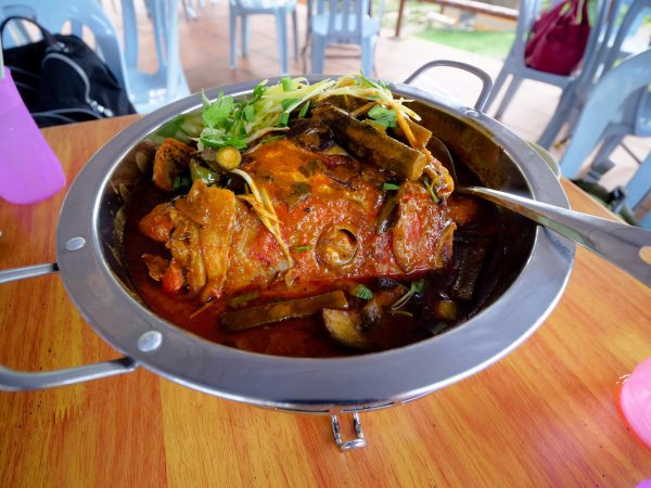 Amazing Fish Head Curry at Tugu View Cafe