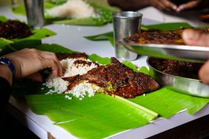 Fish Fry using Kerala's favorite frying technique - Coconut Oil, fresh fish, and liberal amounts of Kerala Curry Paste